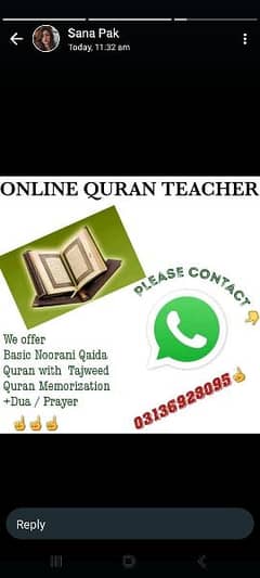 online quran lady teacher