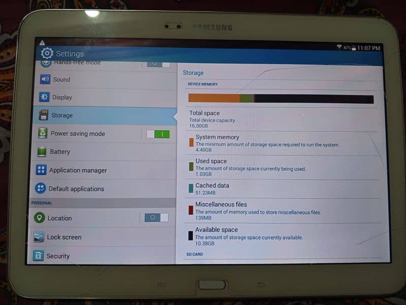 SMASUNG TAB 3 4