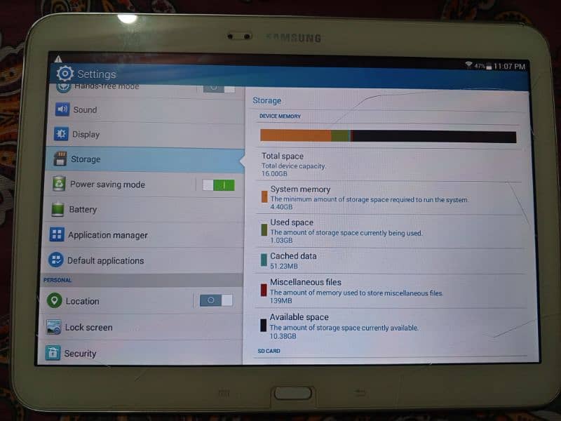 SAMSUNG GALAXY TAB 3 6