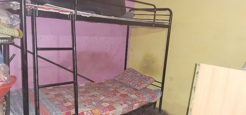 Iron double story bed 0