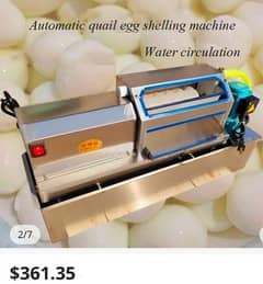 Eggs shells crackers machine stainless steel body imported 220 voltage