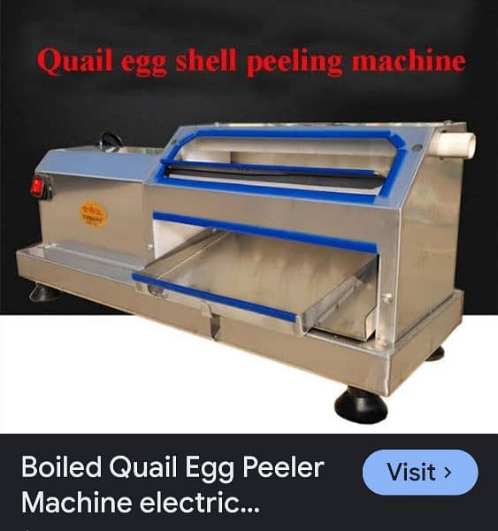 Eggs shells crackers machine stainless steel body imported 220 voltage 4