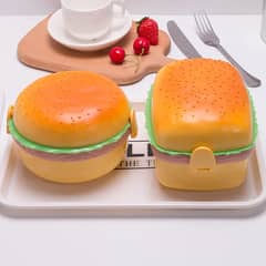 Burger Shaped Lunch Box For Kids