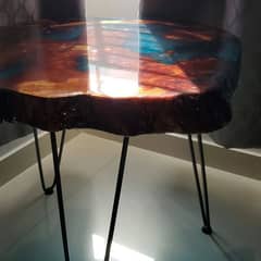 Resin Wood Table