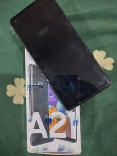 Samsung A21S 10/10 Condition with box 03009657318