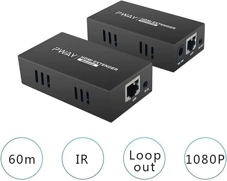 PWAY HDMI EXTENDER HUB 195 FEET 0