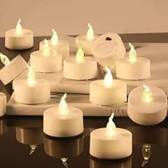 Candle Light Pack of 12 Pieces Battery Operated