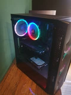 PC with i7 4th Gen & 4 GB Nvidia 1050ti with RGB Thunder Casing