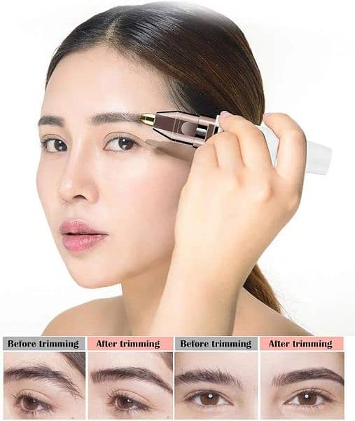 BZ-202B BATTERY OPERATED EYEBROW TRIMMER FOR LADIES 1