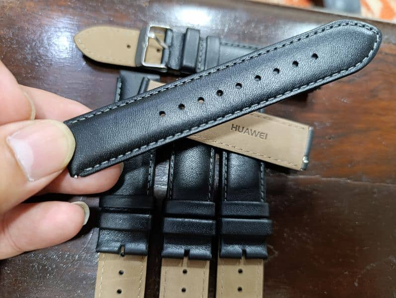 Original Huawei 18 mm smart watch leather strap with 20 mm fitting 3