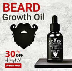 ADORN. 19 Get the beard of Your dreams with Adron beard growth Oil.