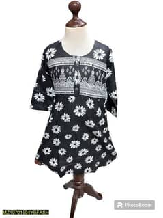 Girls Sitiched printed Lawn Frock