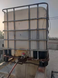 1050 litre used water tank