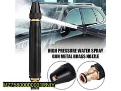 high pressure water spray gun metal brass nozzle