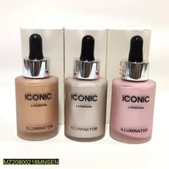 High pigmented liquid highlighter pack of 3