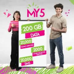 Zong My5 package | zong internet package zong 200Gb  zong net package