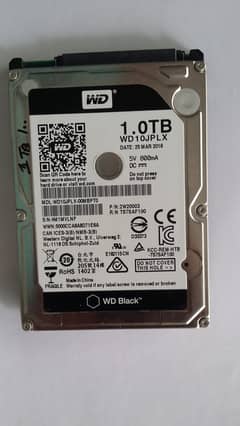 LAPTOP HARD DRIVE  1TB