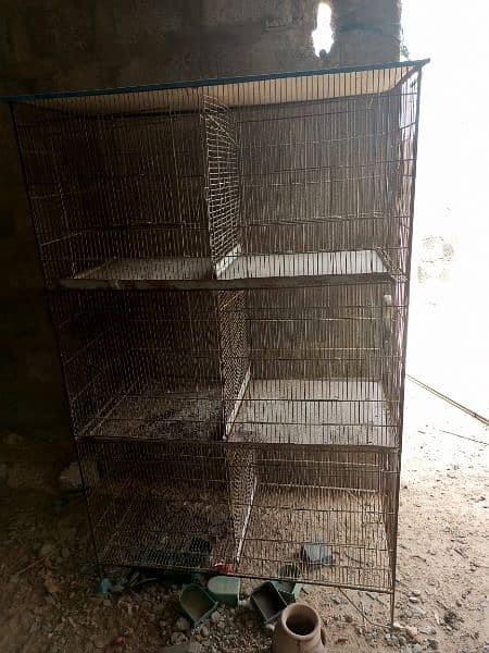 6 portions cage heavy material no damage 1