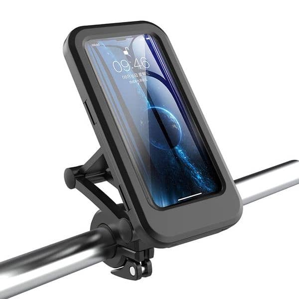 Bicycle Mobile Phone Holder Waterproof Handlebar Magnetic Stand 6