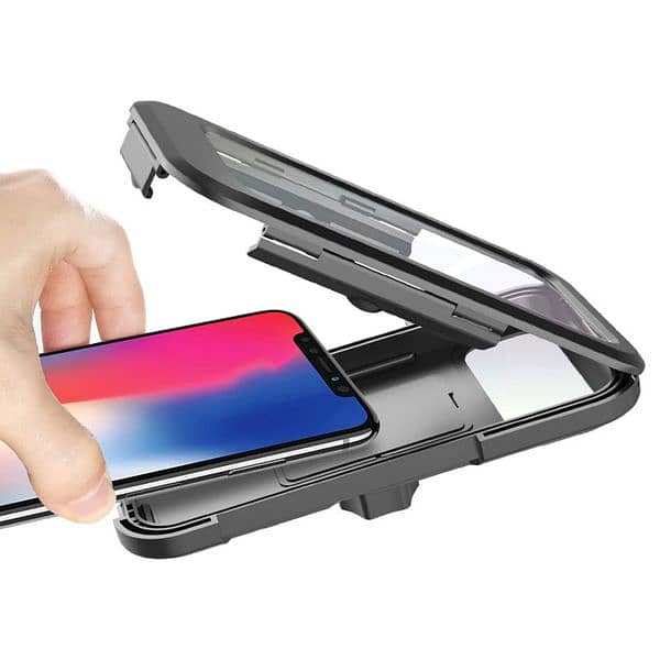 Mobile Phone Holder Waterproof Handlebar Magnetic Stand 3