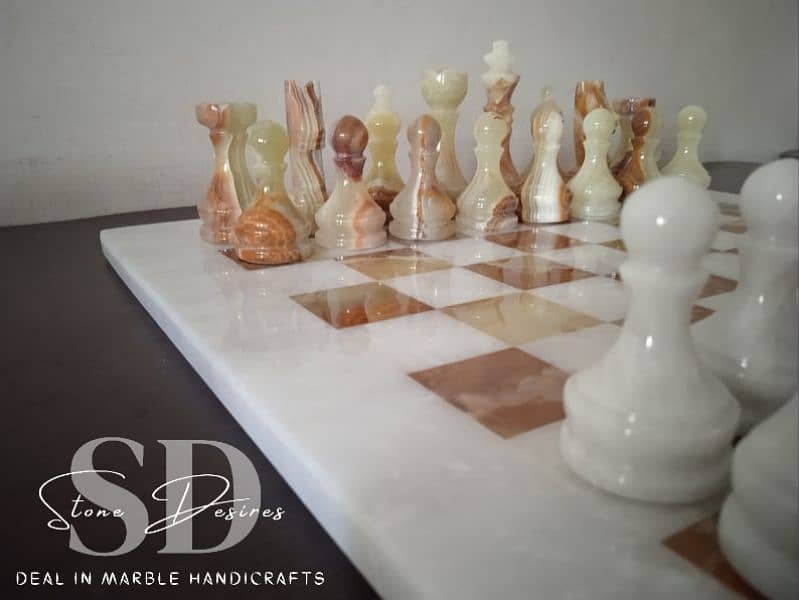 Marble Chess  Board / Marble Chess set  /Marble Chess pieces 1