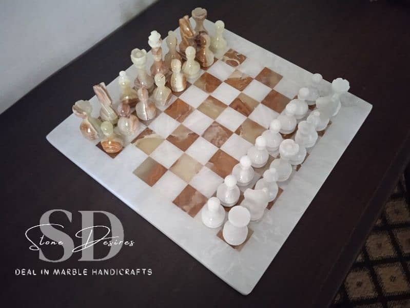 Marble Chess  Board / Marble Chess set  /Marble Chess pieces 3