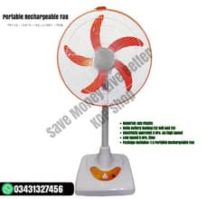 Portable Rechargeable Fan High Standard Quality