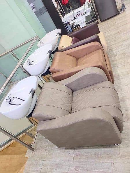 Saloon chairs | Beauty parlor chairs | shampoo unit | pedicure 10