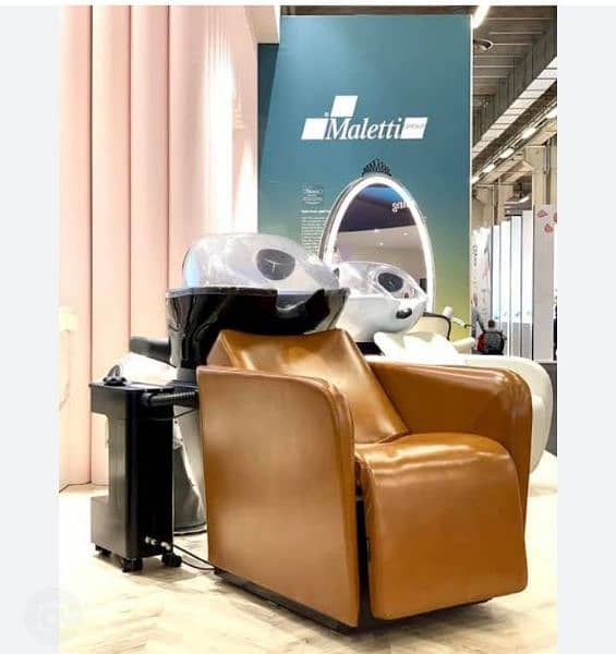 Saloon chairs | Beauty parlor chairs | shampoo unit | pedicure 14