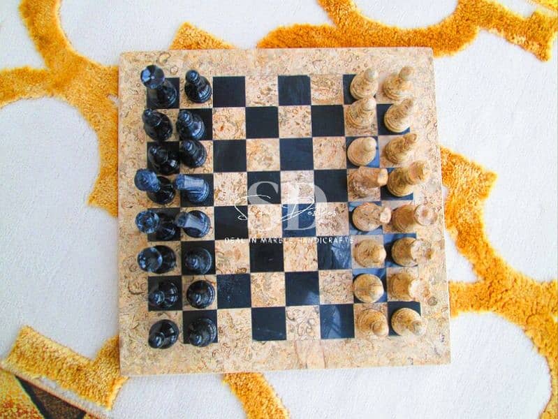 Antique Chess Set marble with unique Velvet case What'sapp 03193587288 8