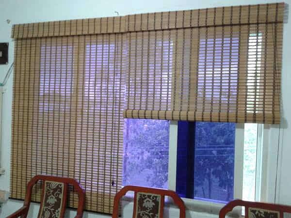 Chick bamboo blind window and green jali tarpal,wooden blinds,bamboo 11
