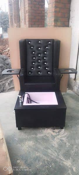 Saloon chairs | Beauty parlor chairs | shampoo unit | pedicure | 8