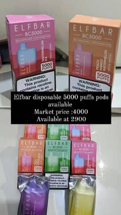 elfbar disposable 5000 puffs 50mg pod