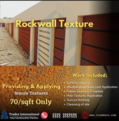 Rock Wall, Graphy, Sandtex, Adoba, Interior & Exterior Designing Paint