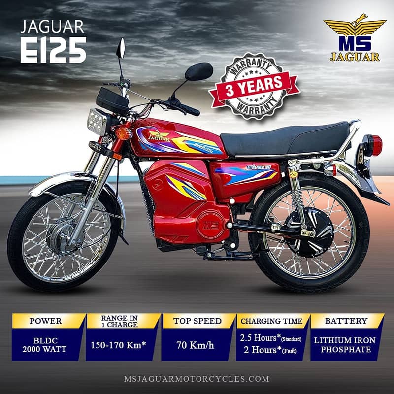 M. S Jaguar Electric Bikes E70 1