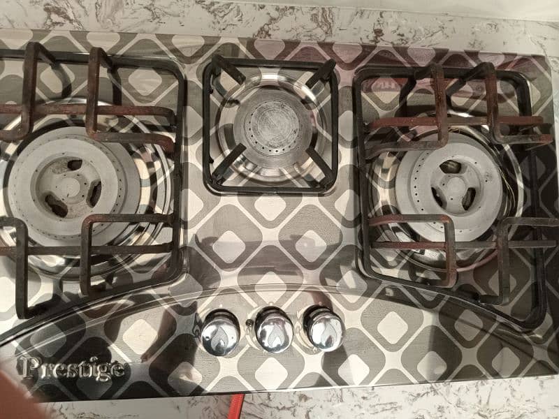 Original Prestige 3 Burner Hob Stove 0