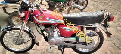 Honda CG 125 Motorcycle For Sale Call Number+03124700867