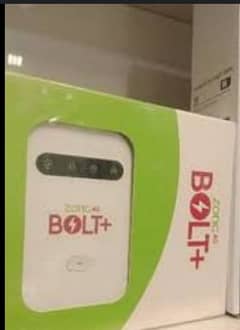 Zong Bolt plus Telenor Ufone jazz unlocked 4g internet wifi device