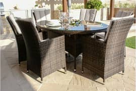 outdoor rattan furniture jorjio dining set 4 chair&table. 0302.2222128