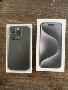 iPhone 15pro 512gb complete accessories with box