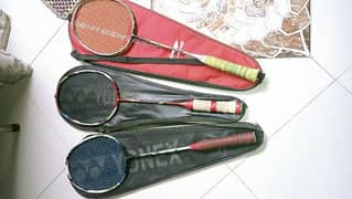 badminton racket for sale 3 nos contact 03152726221