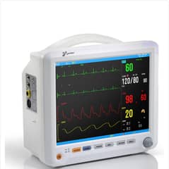 Patient Cardiac Monitor Vital Sign Monitor, BP apparatus, Saturation.