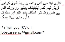 Data entry operator/Office worker/Video editor