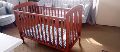 Zubaida's Wooden Cot - Medium Brown