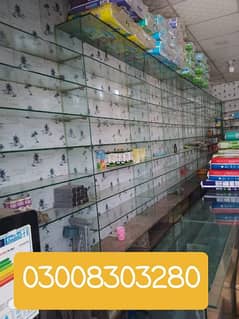 Glass Recking and Counters for sale