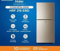 Haier Inverter Refrigerator E Star Metal Door Fast Cooling