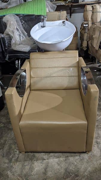 Saloon chairs | Beauty parlor chairs | shampoo unit | pedicure | 15