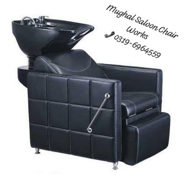 Saloon chairs | Beauty parlor chairs | shampoo unit | pedicure | 15