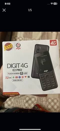 Jazz digit 4G E2pro. android . 10/10 condition.