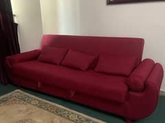 three seater sofa cum bed